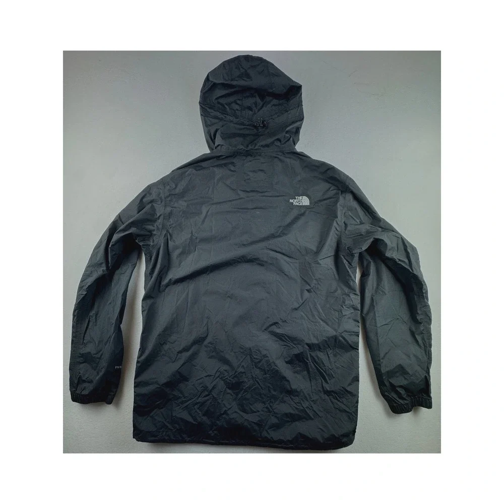 The North Face HyVent 2.5L Rain Jacket Mens Large Black Ripstop Hooded